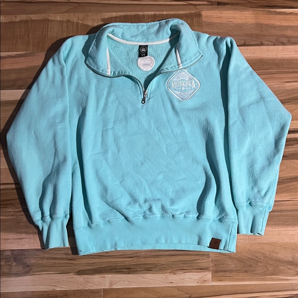 Muskoka Bear Women's Teal Quarter Zip